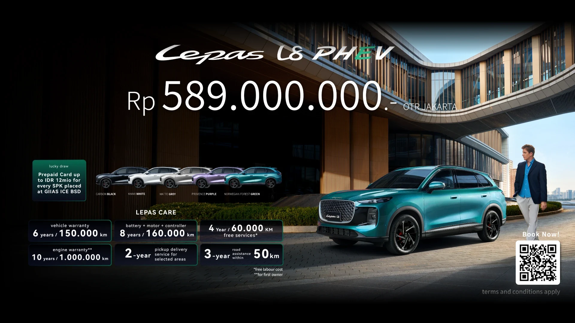 banner chery lepas L8